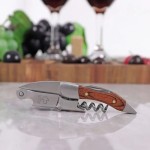 Professional Waiters Corkscrew Wine Opener Set Stainless Steel With Vacuum Stopper And Wine Pourer Kitchen Accessory
