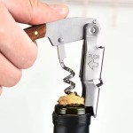 Professional Waiters Corkscrew Wine Opener Set Stainless Steel With Vacuum Stopper And Wine Pourer Kitchen Accessory