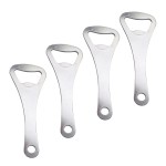 Thickened Stainless Steel Heavy‑Duty Manual Bottle Opener Ergonomic Portable Beer Can Cap Remover For Home Bar
