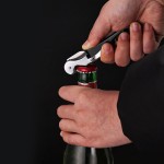 Professional Waiter Wine Key Corkscrew Manual Wine Bottle Opener With Foil Cutter For Servers Bartenders