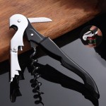 Professional Waiter Wine Key Corkscrew Manual Wine Bottle Opener With Foil Cutter For Servers Bartenders