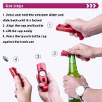 Portable Cap Gun Beer Bottle Opener Cap Launcher Beverage Opening Gun Kitchen Party Bar Accessory Tool