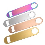 7 Inch Heavy‑Duty Stainless Steel Flat Bottle Opener Simple Effective Manual Beer Bottle Opener