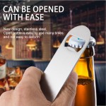 7 Inch Heavy‑Duty Stainless Steel Flat Bottle Opener Simple Effective Manual Beer Bottle Opener
