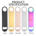7 Inch Heavy‑Duty Stainless Steel Flat Bottle Opener Simple Effective Manual Beer Bottle Opener