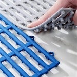 Square Hollow Splicing Non‑Slip Bath Mat Water Insulation Floor Mat For Bathroom Shower Swimming Pool