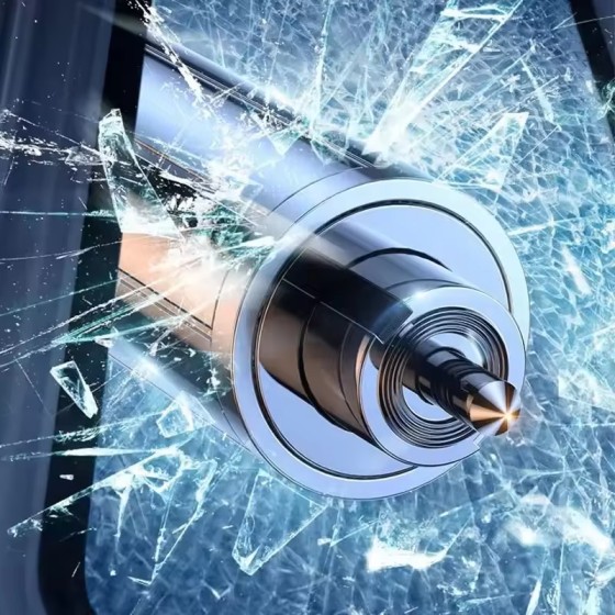 Car Safety Hammer Emergency Escape Tool Window Glass Breaker With Seat Belt Cutter Auto Rescue Gadget Interior Accessory