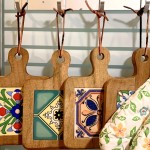 Floral Wooden Trivet High‑Temperature Resistant Insulation Pot Pad Vintage Kitchen Dining Table Mat
