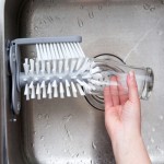 Strong Suction Lazy Cup Cleaning Brush Sink Mount Glass Mug Goblet Bottle Cleaner Brush For Bar Kitchen Use