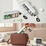Portable 7‑Day Weekly Pill Box Mini Medicine Storage Box Compartment Design For Three Daily Meals