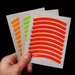 Colored Bicycle Reflective Tire Sticker Wheel Decal Reflective Sticker For Bike Balance Bike Bicycle Accessories