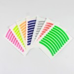 Colored Bicycle Reflective Tire Sticker Wheel Decal Reflective Sticker For Bike Balance Bike Bicycle Accessories