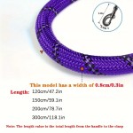 Soft Reflective Dog Leash Comfortable Padded Handle Double Heavy Duty Traction Rope Strong Dogs Enhance Safety Contr