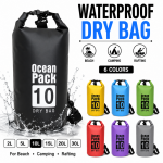 High Quality Dry PVC waterproof bags men women 10L 20L 30L outdoor swimming bucket rafting