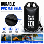 High Quality Dry PVC waterproof bags men women 10L 20L 30L outdoor swimming bucket rafting