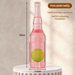 Comfortable Dog Toy Bottle Sound Chew Ball Pet Toys Interactive Big Small Training Tennis Supplies