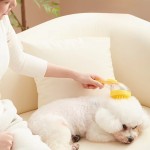 Safe Pet Bathing Brush Long Handle Dog Cleaning Soft Silicone Grooming Comb Cats Dogs Cat Massage Supplies