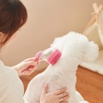 Safe Pet Bathing Brush Long Handle Dog Cleaning Soft Silicone Grooming Comb Cats Dogs Cat Massage Supplies
