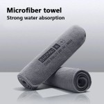 High‑End Microfiber Car Washing Towel Hemmed Absorbent Drying Cloth Auto Detailing Cleaning Rag For Car Care