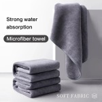 High‑End Microfiber Car Washing Towel Hemmed Absorbent Drying Cloth Auto Detailing Cleaning Rag For Car Care