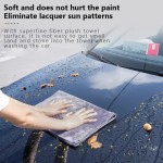 High‑End Microfiber Car Washing Towel Hemmed Absorbent Drying Cloth Auto Detailing Cleaning Rag For Car Care