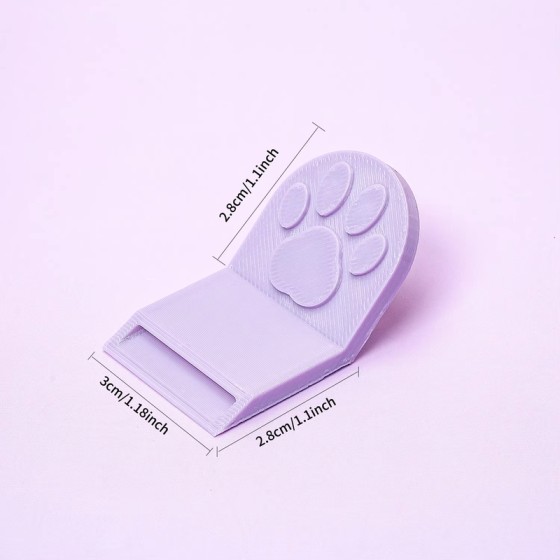 3D Printed Cat Paw Shaped Pet Can Opener Multifunctional Portable Safe Easy‑Grip Cat Food Can Opener