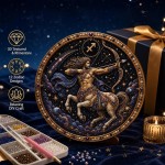 12 Signs Pearl Art Kit, Round Constellation Themed DIY Beaded Artwork for Astrology Wall Decor