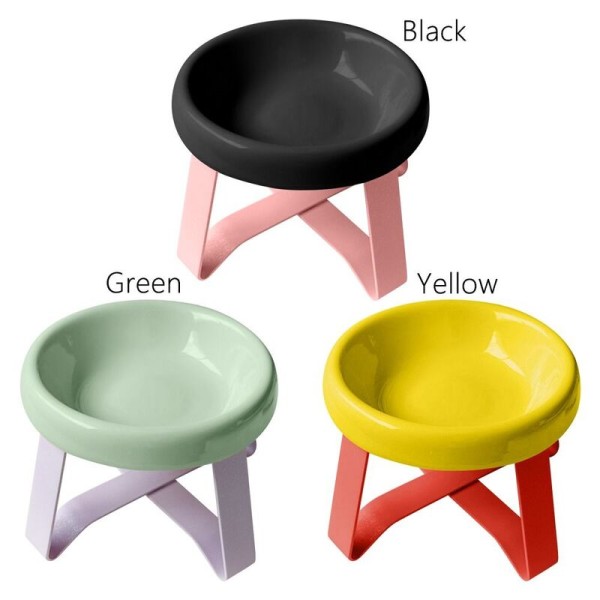 Adjustable Spine Protection Pet Bowl High Feet Neck Cat Stand Food Supplies