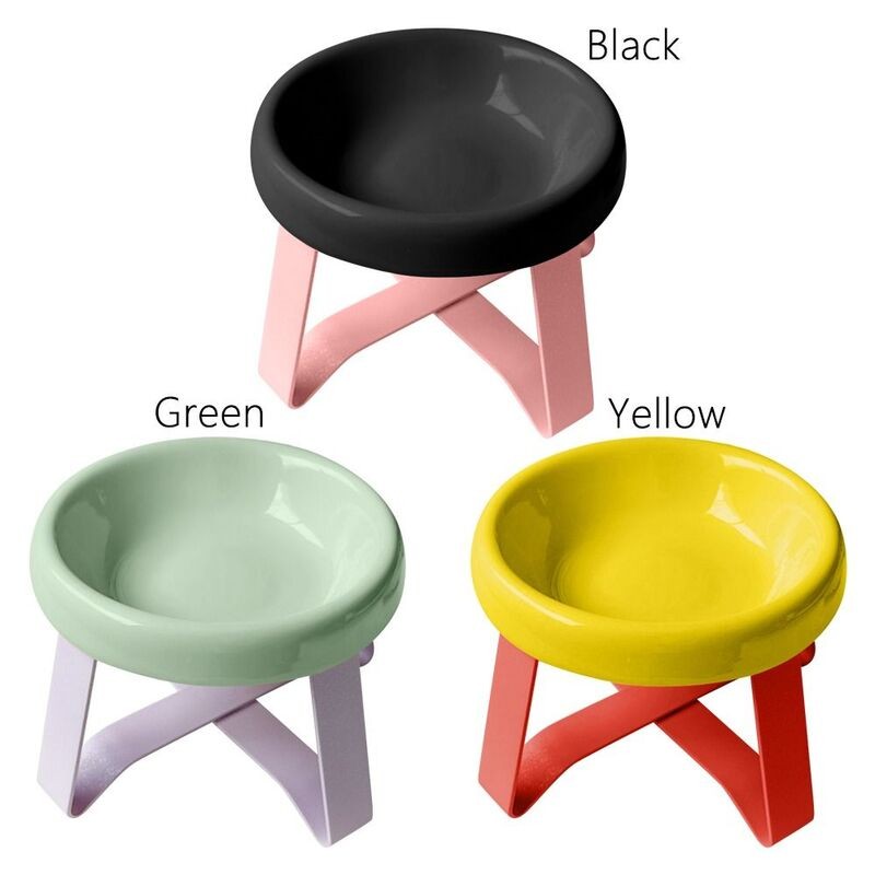 Adjustable Spine Protection Pet Bowl High Feet Neck Cat Stand Food Supplies