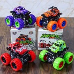 Safe Monster Truck Toys Kids Friction Powered Push Go Vehicles Christmas Birthday Party Gift Boys Girls