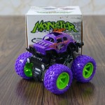 Safe Monster Truck Toys Kids Friction Powered Push Go Vehicles Christmas Birthday Party Gift Boys Girls
