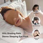 Dermatologist Tested Travel 3D Sleeping Mask Eyepatch Blindfold Light Eye Slaapmasker Night Aid Sleep Patch