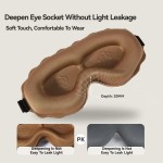 Dermatologist Tested Travel 3D Sleeping Mask Eyepatch Blindfold Light Eye Slaapmasker Night Aid Sleep Patch