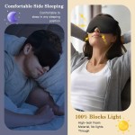 Dermatologist Tested Travel 3D Sleeping Mask Eyepatch Blindfold Light Eye Slaapmasker Night Aid Sleep Patch