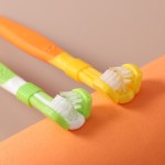 Anti-slip 3-Sided Pet Toothbrush Dog Plastic Removing Tartar Cleaning Mouth Care Cat Accessories