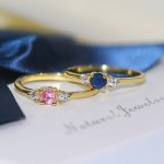 Slim Wedding Dainty Ring for Women, Delicate Cubic Zirconia Light Gold, Proposal Finger Gift, Fashion Jewelry R872