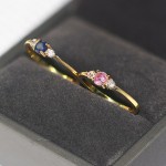 Slim Wedding Dainty Ring for Women, Delicate Cubic Zirconia Light Gold, Proposal Finger Gift, Fashion Jewelry R872