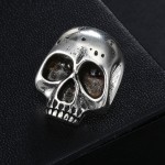 Punk Style Skull Head Brooch, Gothic Backpack Badge Ghost Head Clothing and Bag Pins, Fashion Men Women Halloween Gift OHX001