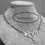 Cross Flame Heart Choker, Punk Jewelry Gothic Accessories, Y2k Thorns Barbed Wire, Flame Heart Charm for Women Men