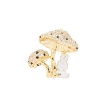 Lovely Mushroom Rabbit Brooch, Fashion Mushroom Rabbit Brooches Pins, Jewelry Accessories Party Gifts for Men Women
