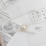 Elegant Pearl Waist Belt, Women Wedding Dress Belt, Fashion Pearl Chain Belt for Bridal and Evening Dresses