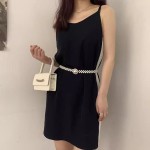 Elegant Pearl Waist Belt, Women Wedding Dress Belt, Fashion Pearl Chain Belt for Bridal and Evening Dresses