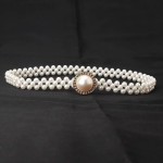 Elegant Pearl Waist Belt, Women Wedding Dress Belt, Fashion Pearl Chain Belt for Bridal and Evening Dresses