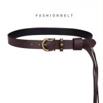 Fashion Tassel Women Belt, Ins Style New Personality Jeans Accessories, Superior Designer Solid Colour Versatile Belt