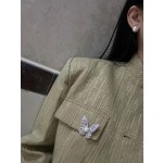 French Women Zircon Butterfly Pearl Brooch, Luxury Full Rhinestone Insect Lapel Pins, Elegant Temperament Jewelry Gift Broach