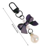 Bow Candy Color Pendant Keyring, Fashion Keychain Headphone Cases Charm Bag Pendant, Handbag Accessories