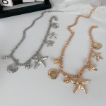European and American Starfish Shell Waist Chain, Female Bohemian Personality Design Belt, Niche Design Versatile Belt