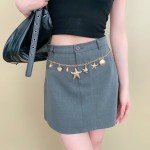 European and American Starfish Shell Waist Chain, Female Bohemian Personality Design Belt, Niche Design Versatile Belt