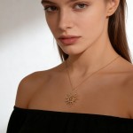 French Design Retro Oval Earrings Titanium Steel Gold Plated High Quality Women Jewelry