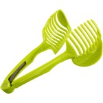 Premium Quality Multifunctional Cutting Holder Tomato Lemon Food Tongs Manual Fruit Tool Round Vegetable Handy Kitchen Gadget